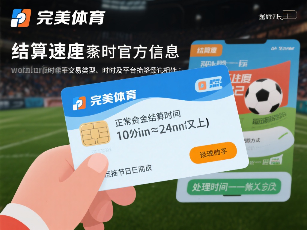 完美体育结算多久到账?结算流程及注意事项解析 根据完美体育官方的信息,其结算速度通常与交易类型、